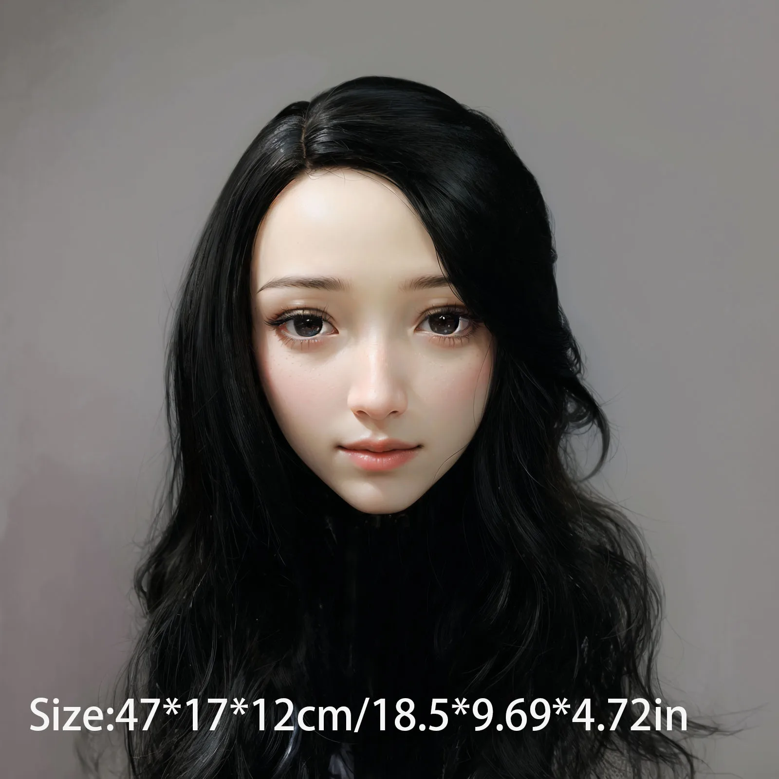 Nuovo modello di testa femminile sexy, compatibile con viti M16, regalo di Natale, materiale TPU, consistenza morbida, giocattolo maschio adulto, fidanzata perfetta