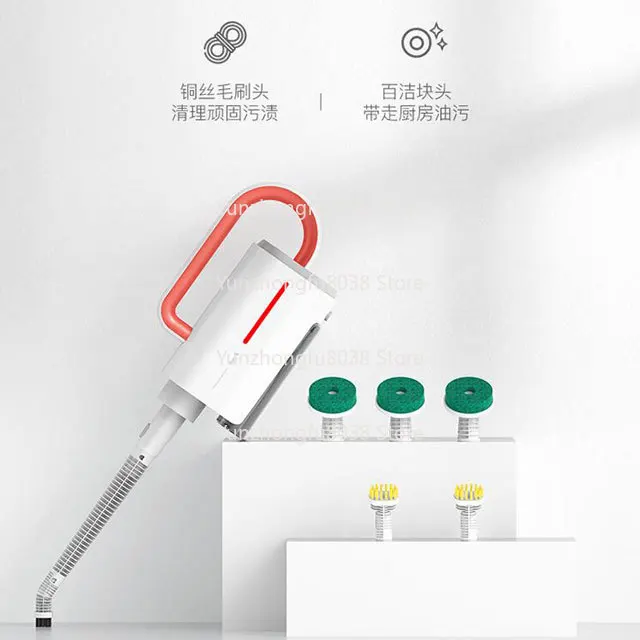 مناسبة لممسحة البخار رأس فرشاة الأسلاك النحاسية ZQ600/ZQ610/ZQ650 تنظيف رأس فرشاة المطبخ العنيد إزالة التلوث #3