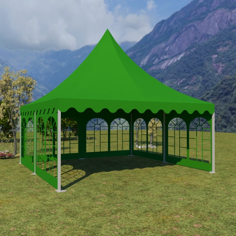 Event Tent 3x3 5x5 Aluminum Alloy Frame Outdoor Wedding Party High PVC Oxford Polyester Waterproof Customizable Marquee Pagoda