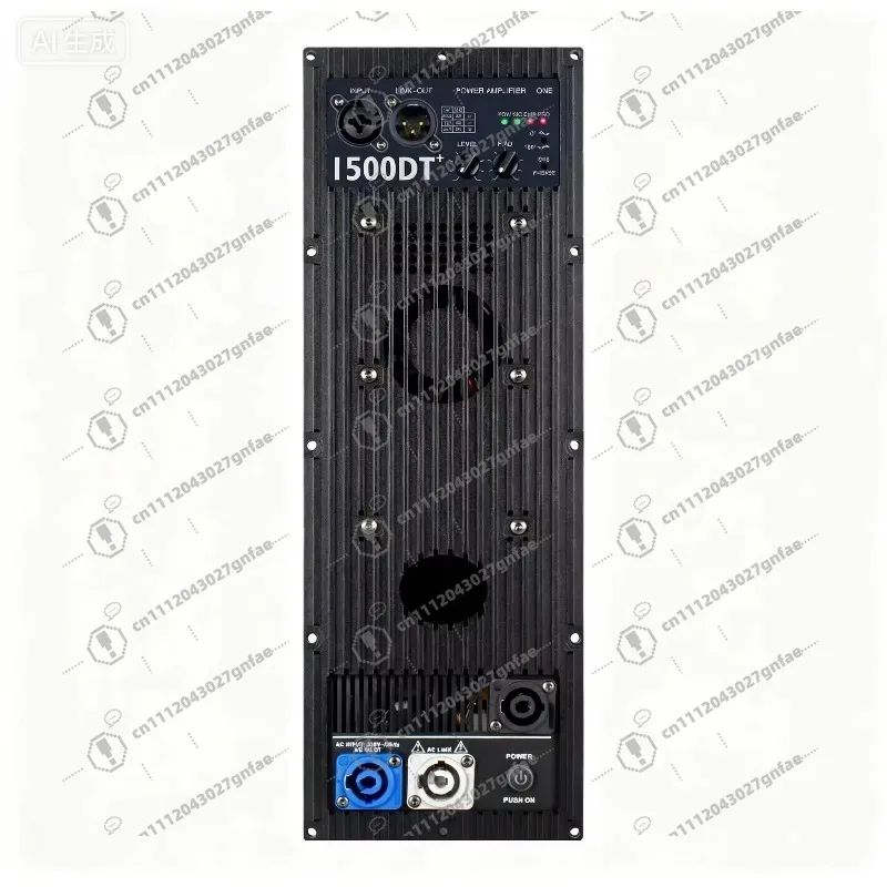 1500W 4 Ohm Class D Recording Audio Amplifier Module 1500DTX Subwoofer Metal Dual Switch XLR Button Control Outdoor