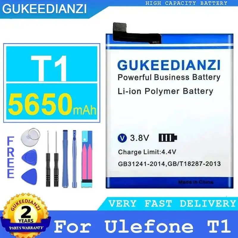 

5650 мАч долговечный аккумулятор для мобильного телефона для Ulefone T1