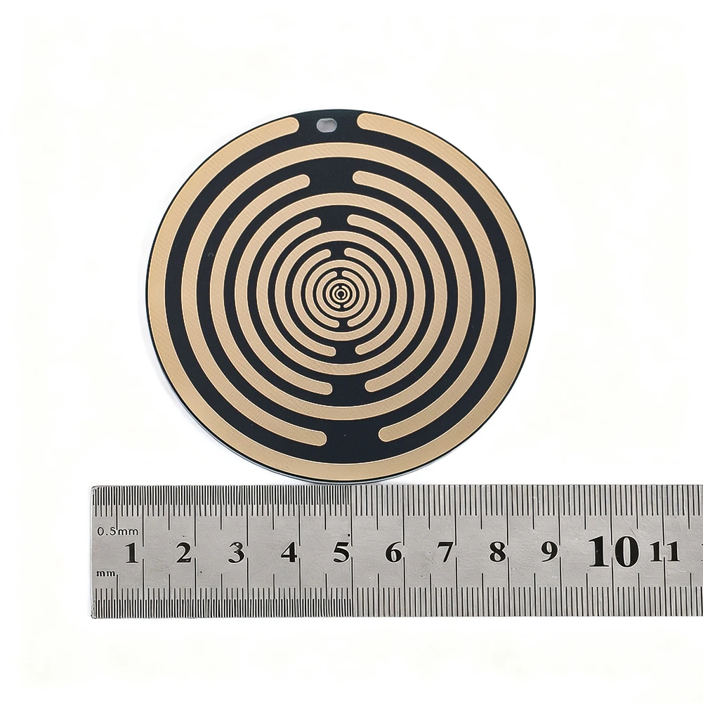 الاستقطاب قرص الطاقة MWO القرص متعدد الموجات مذبذب مزدوج الوجهين هوائي Lakhovsky التوازن الطاقة القرص التأمل قلادة #5