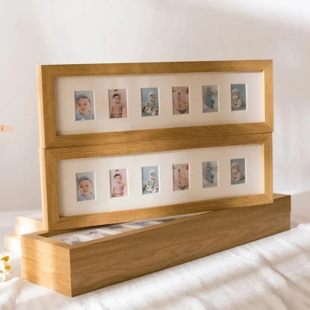 Baby Growth Photo Album Frame Mini 2 Inch 6 /10 Holes Picture Frames