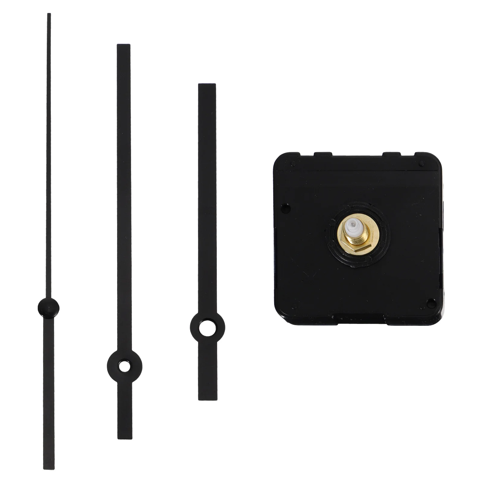 Clock Insert Quartz Movement Kit Silver Mechanism Modern Hands Short Replacementsiver Large White