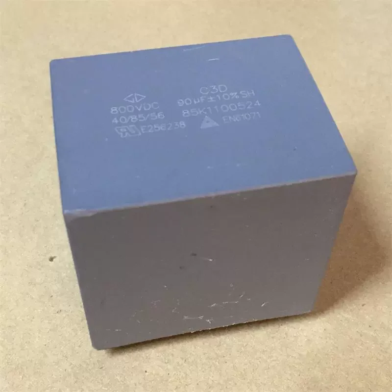 3PCS New Xiamen Far GD-C3D 90UF 800V Rough Copper Lead Off Film Capacitor EN61071