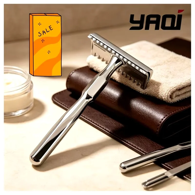 YAQI Birthday Gift For Boyfriend PAGODA MIRABILIS Stainless Steel Safety Razor Collectibles Beard Shaver Beard Shaver
