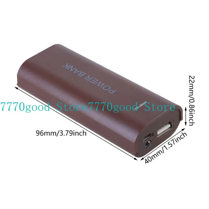 Держатель батареи 18650, чехол с блоками питания, USB-выход для телефона, планшета, чехол для зарядки аккумулятора со светодиодной подсветкой (батарея в комплект не входит)