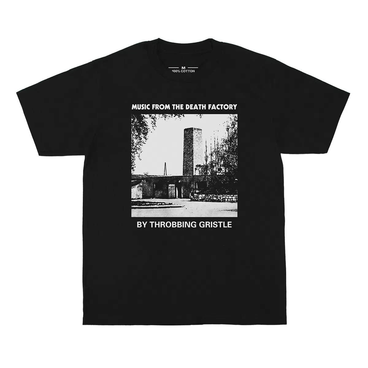 Throbbing Gristle T-Shirt Death Factory Electronic Industrial Music Psychic TV Coil Printed T-shirt Cotton T-shirt Men's T-shirt