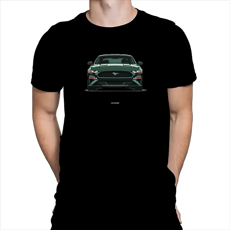 Pôster do Ford Mustang |   Impressão de carro minimalista, 2024 nova camiseta quente, ideias para presentes de carro, presente de namorado