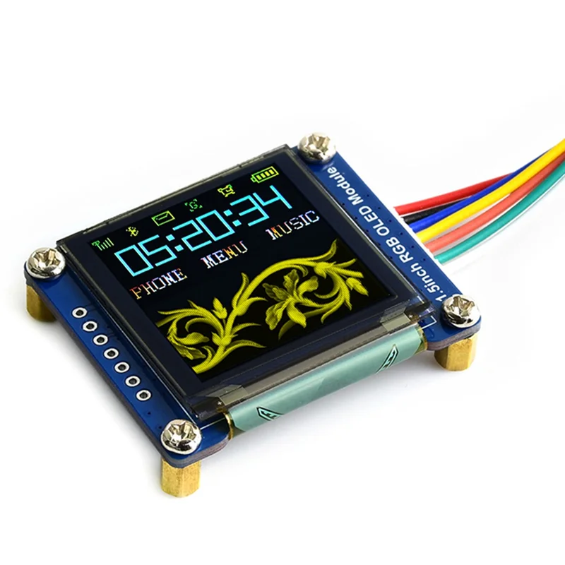

Оптимальный 1,5-дюймовый OLED-экран RGB для RPI Raspberry Pi Zero 2 W 3 3A OLED-экран
