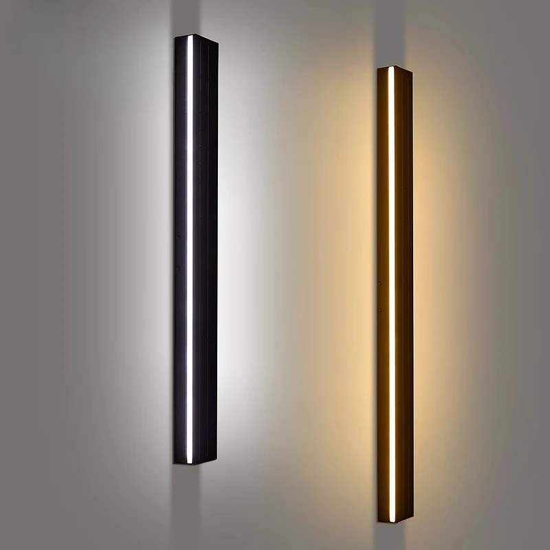 

Outdoor strip wall lamp Solar courtyard Outdoor villa gate Garden wall Washing wall Super bright