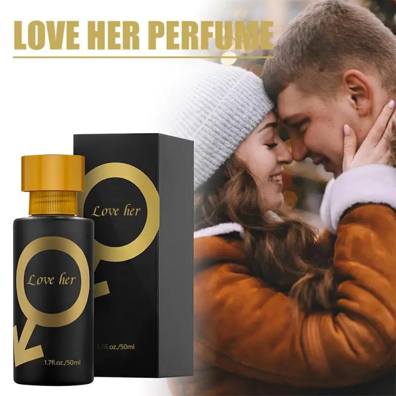 2PCS 50ML Natural Sex Lasting Fragrance Oil Golden Lure Pheromone Perfume Dating Flirting Perfume Atmosphere Fragrance Men Women