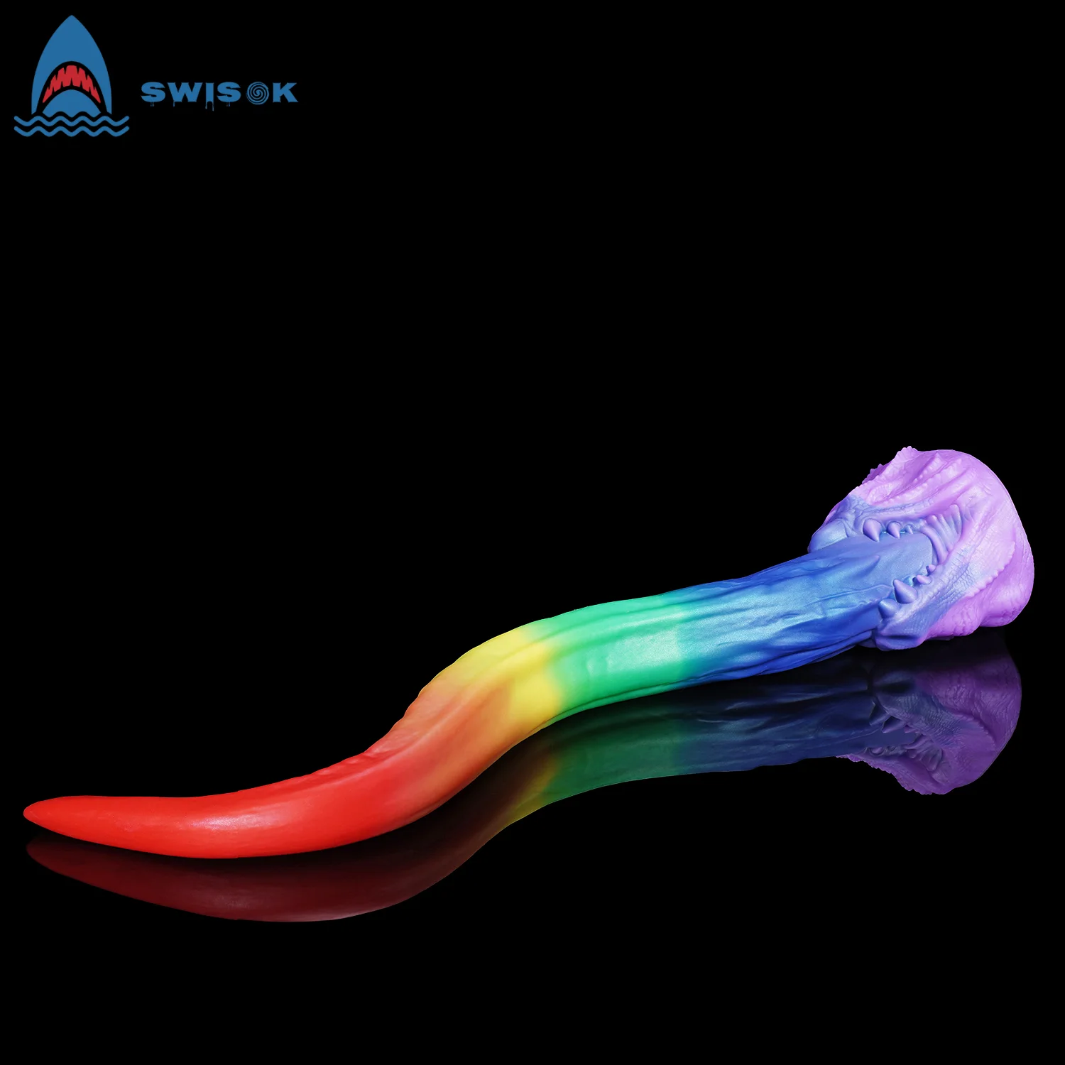 

SWISOK Fantasy Tentacle Dildo Dragon Tongue Long Cock Penis Dildo Giant Big 67cm Platinum Silicone Adults Sex Toys for Women Man