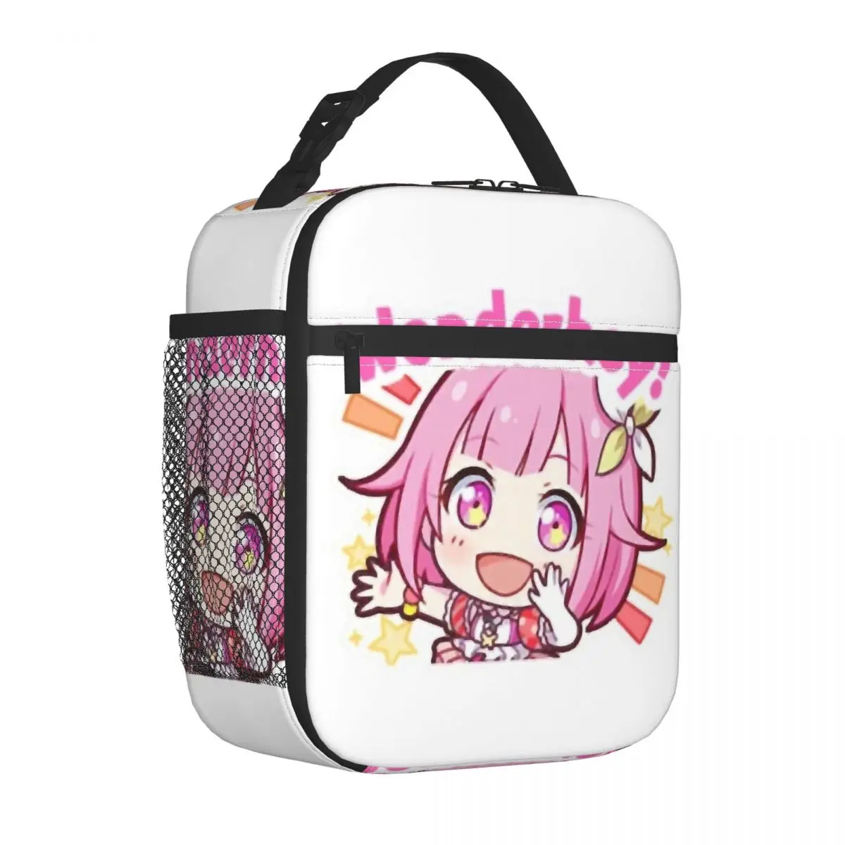 Custom Project Sekai Emu Otori Lunch Bag Women Cooler Warm Insulated Lunch Boxes for Adult Office