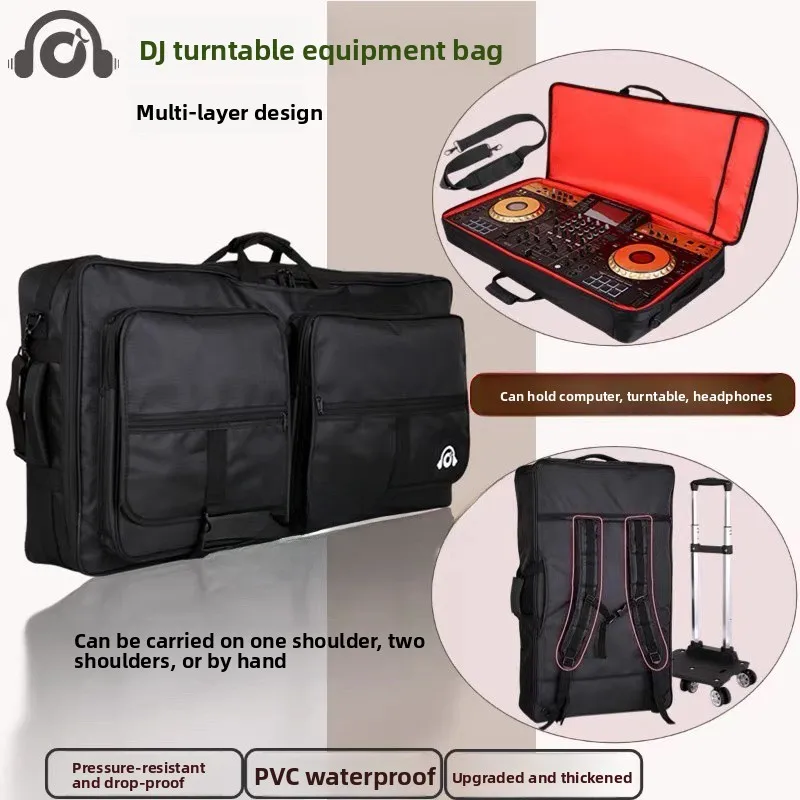 

Сумка для DJ-микшера Pioneer XDJXZ XDJRX3 RX2, многофункциональная сумка для оборудования с двумя плечевыми ремнями, сумка-тележка, чехол для музыкальных инструментов