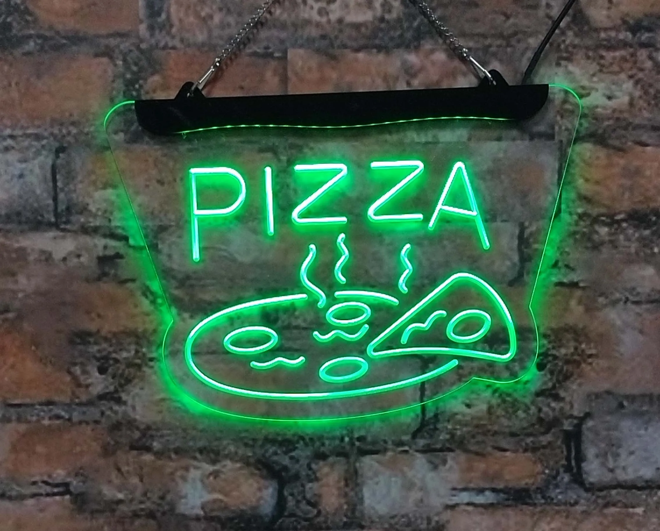 

Open hot pizza, cafe, bakery LED neon signs -3D carved interior decorative wall art, suitable for outlets drainage, bars, KTV