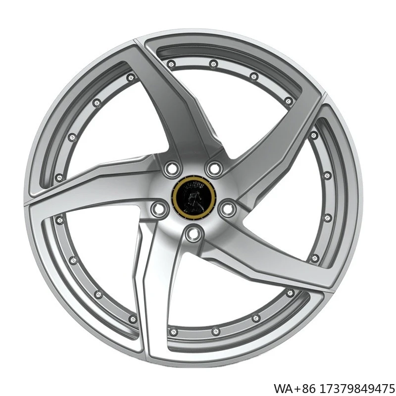 

Custom 2-Piece Forged Wheels 5x120 5x114.3 5x112 Alloy Rim 17-26 Inch for Passenger Cars New with 50mm ET