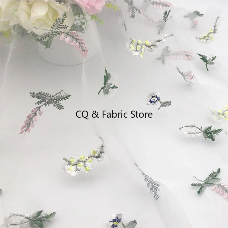 

135 широкая сетчатая кружевная ткань с вышивкой, детская одежда, женское платье, материал, сделай сам, декоративная