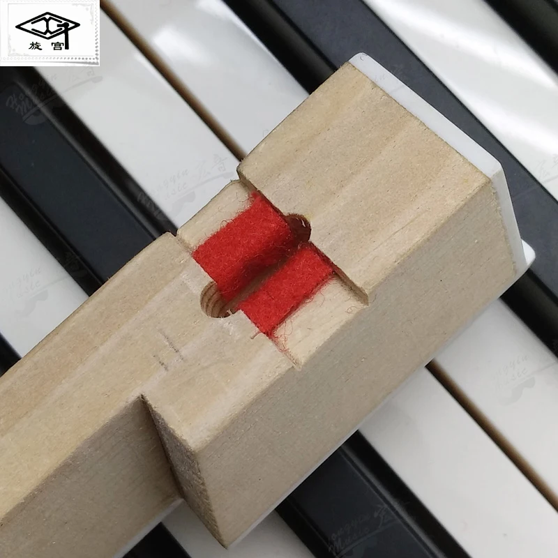 HUATOOL Klavier-Stimmwerkzeug mit 015 Schlüsselloch, Heißklebeband, Zubehör für rote Teppichbeschläge, Zubehör für Klavierteile – Detail 12