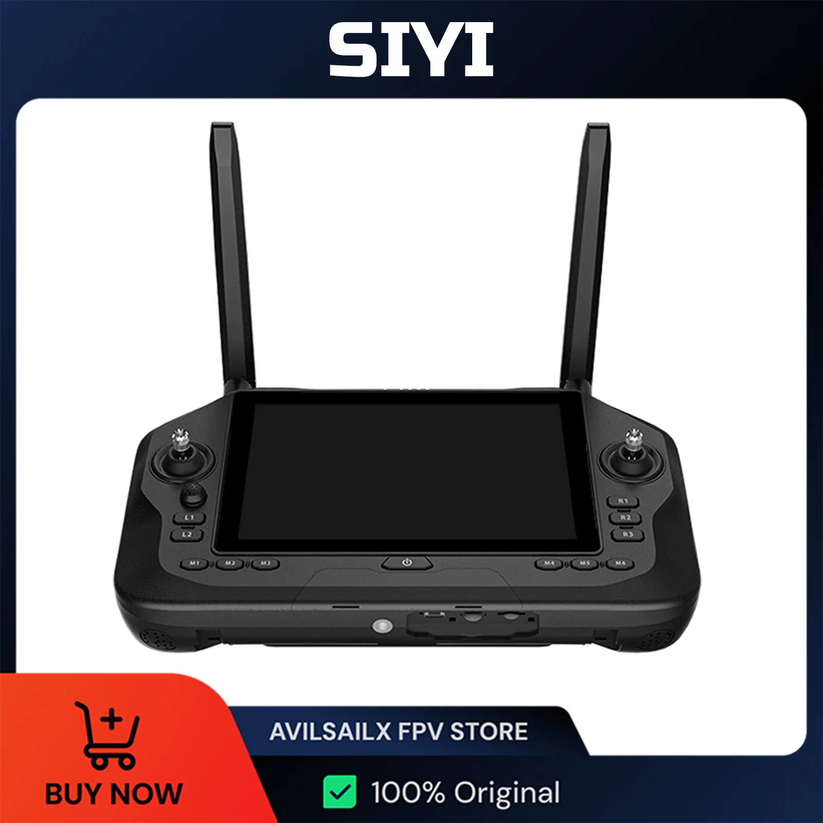 

SIYI UniRC 7 / 7 Pro Dual Frequency 2.4 & 5 GHz Handheld Ground Station 40 KM Range