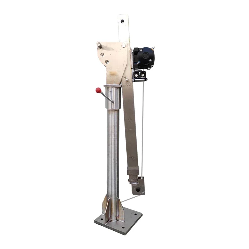 #   Vendas quentes de aço inoxidável para 12v 24v ute guindaste captador anti-ferrugem guindaste pequeno pequena grua kleiner Kran mini caminhão elevador