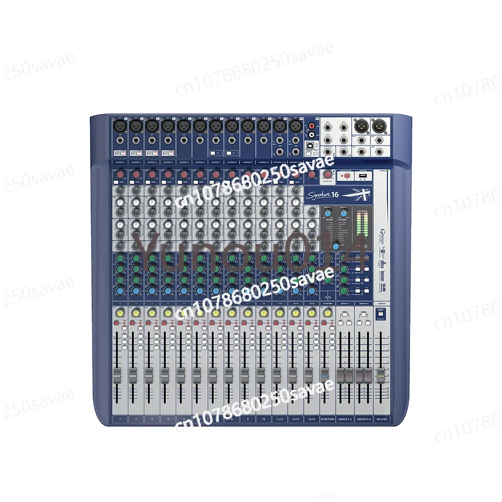 Signature 16 Analog Mixer with Onboard Lexicon Effects, Stage Performance, 16 Channel