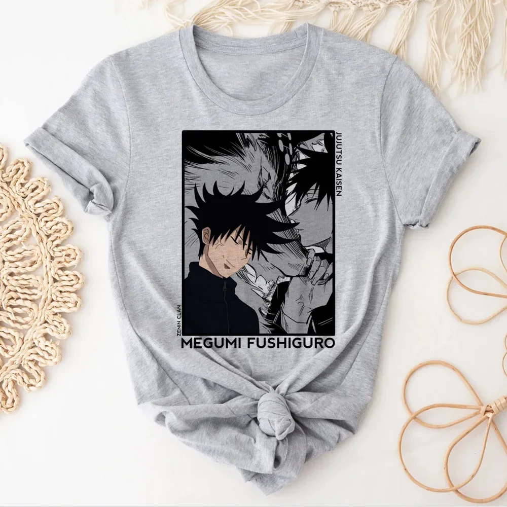 Toji Fushiguro tshirt jujutsu kaisen gojo women harajuku summer funny t shirt female y2k harajuku designer clothes