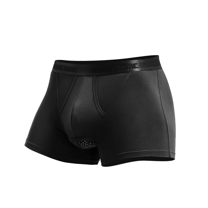 

Men's briefs Men's prepuffs with bullet separate overlength block shorts Modal scrotum with boxers four corners