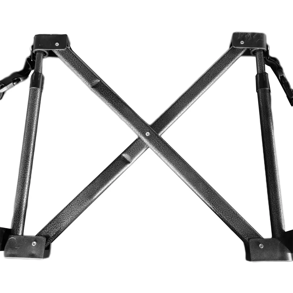 

For Camping Wagon Cart Back Opening Cart Camping Wagon Cart Camping Trips Black Color Easy Installation Longer Tents Capacity