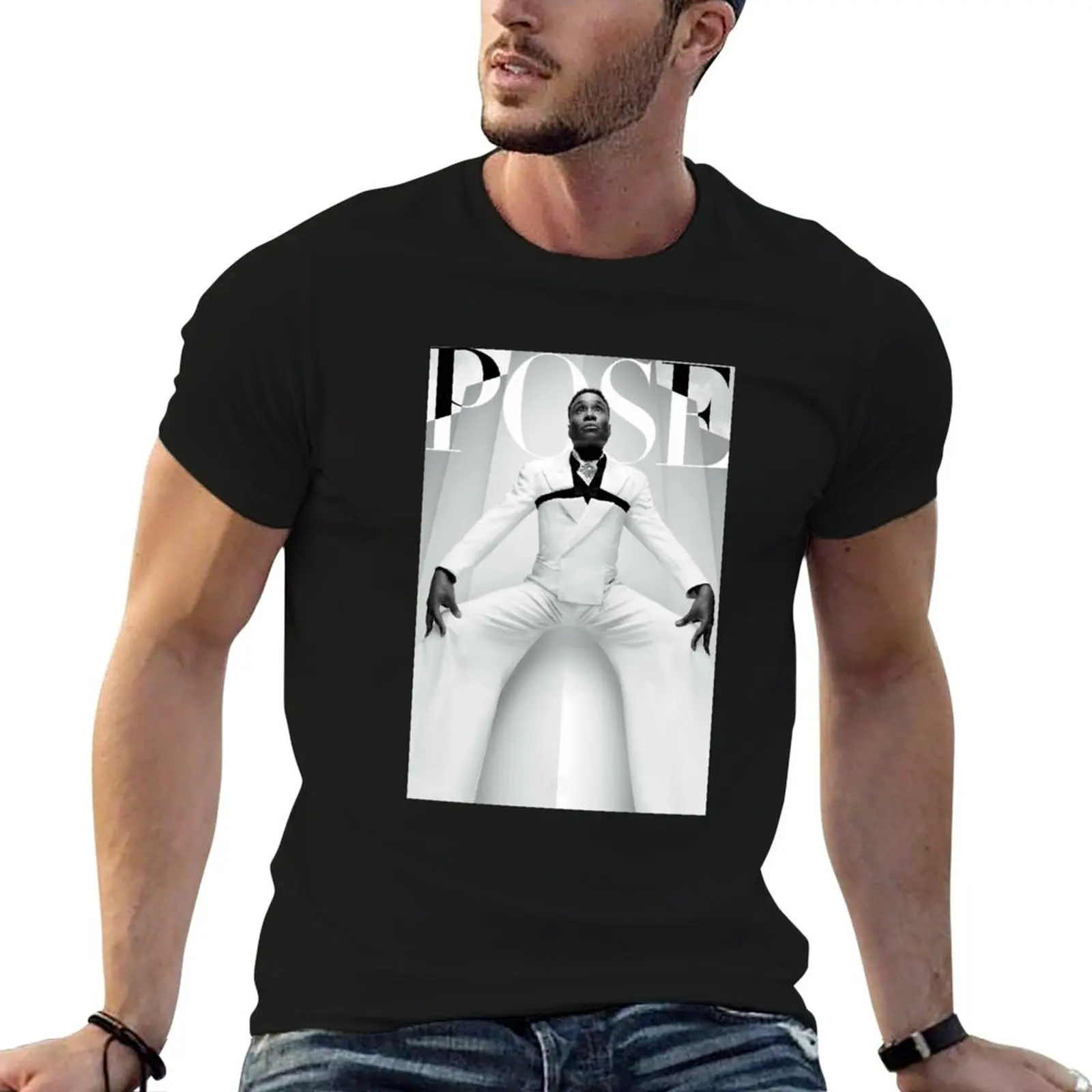POSE Pray Tell Black and White - Live Work Pose TV Show T-Shirt Lightweight Hiking T-Shirt
