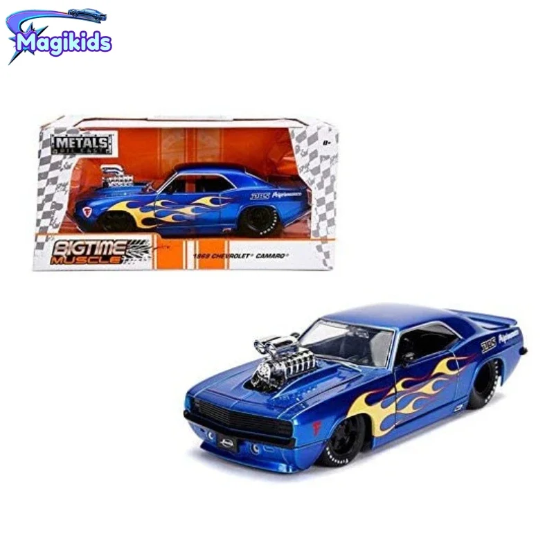 1:24 1969 Chevrolet Camaro Modified Retro Muscle Car High Simulation Diecast Car Metal CHEVY BLAZER Alloy Model Car Collection