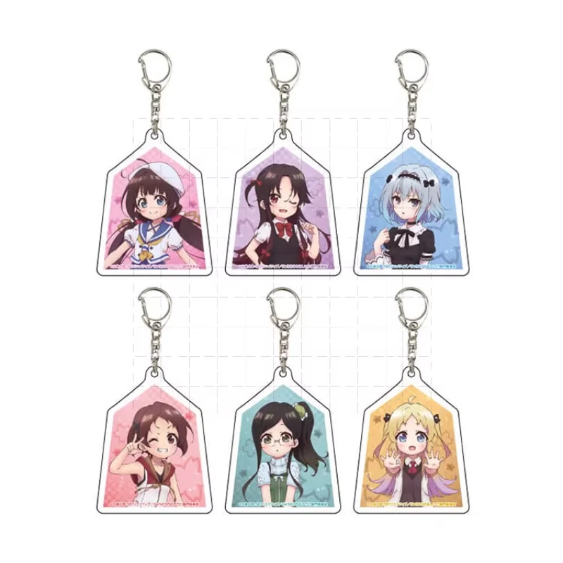 Juego Hinazuru Ai Yashajin Kiyotaki Keika Charlotte Izoard Sora Ginko llavero muñeca Anime acrílico llavero colgante para regalo