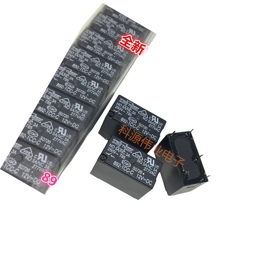 892-1CC-C-12VDC 5A 5Pin  892-1CC-C-24VDC -1CH-C
