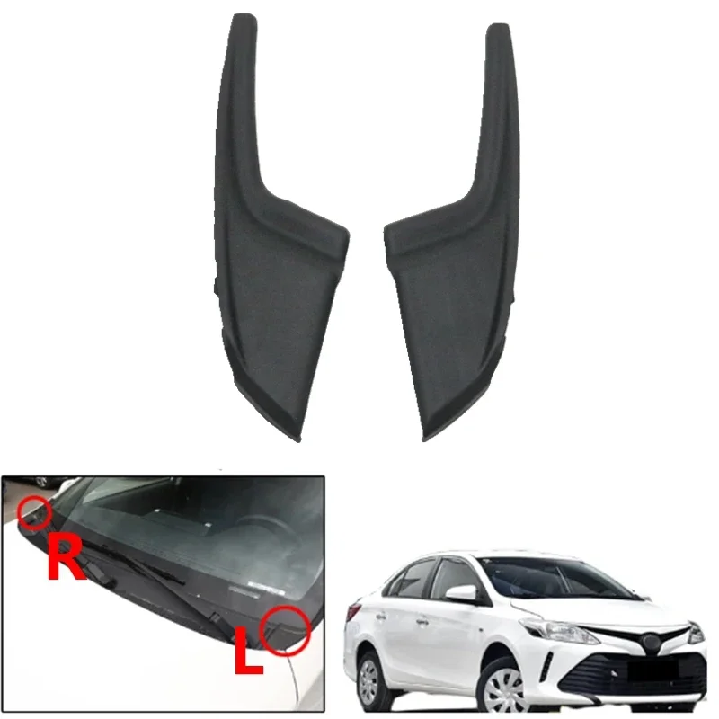 53867-0D110 53866-0D110 Front Windshield Wiper Cover Water Deflector Plate Neck Trim Panel Lid For Toyota Vios Yaris L 2014-2017