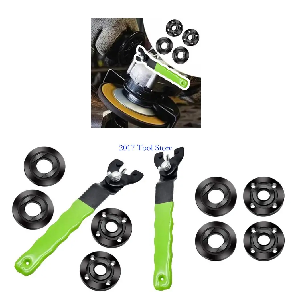 

K92A промышленная угловая шлифовальная мельница Угольная шлифовальная мешка Внутренняя внешняя фланцевая гайка Подборка 5/8 "-11