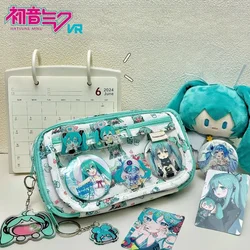 Hatsune Miku peryferyjna torba na artykuły papiernicze piórnik o dużej pojemności studencka portmonetka kosmetyczka dostarcza fani zbieraj prezenty