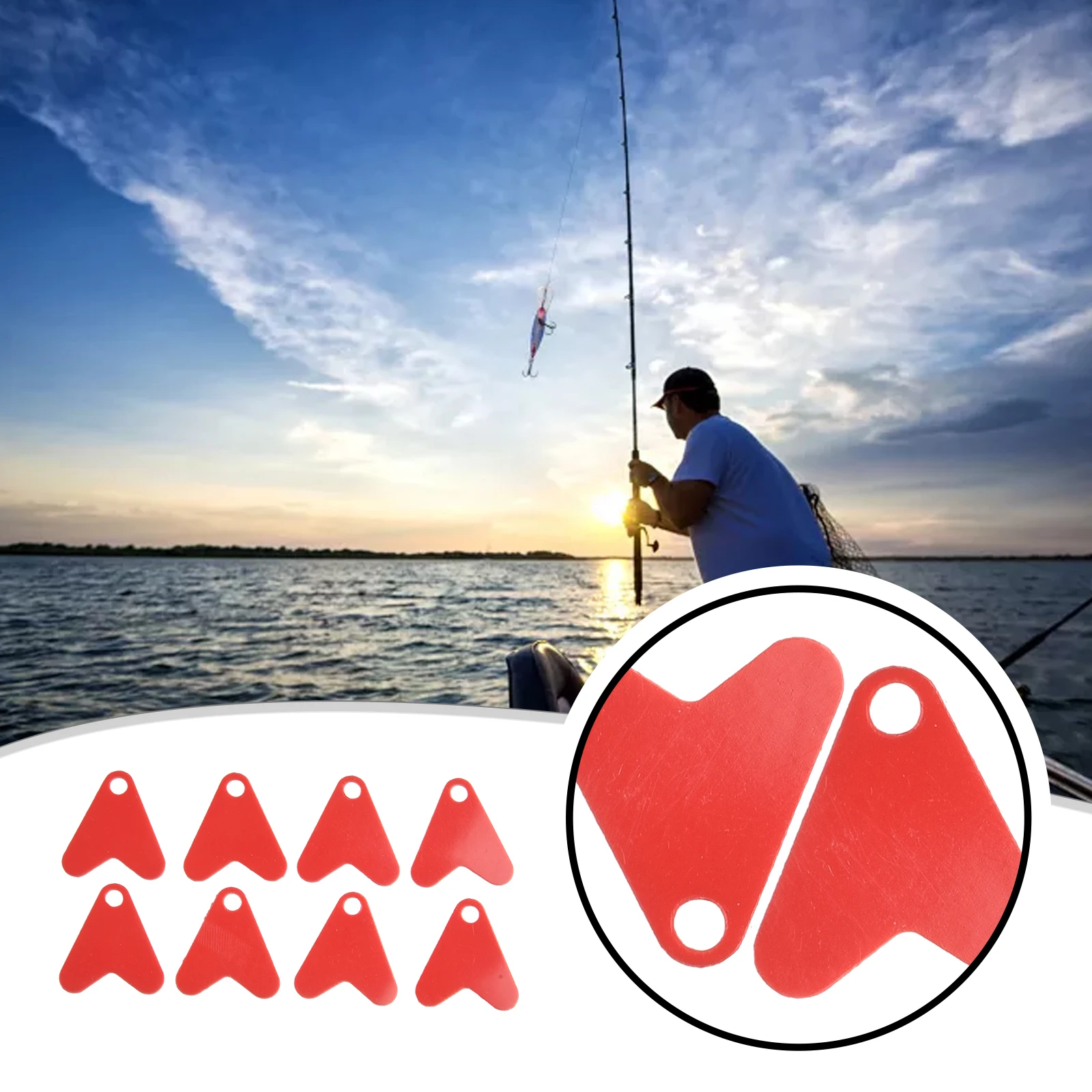 100 stücke S/M/L Rot Herz Scheibe Heißer Angeln Lockt Zubehör Forelle Löffel Kunststoff Fischschwanz Pailletten Zieht Fische spinner Pailletten