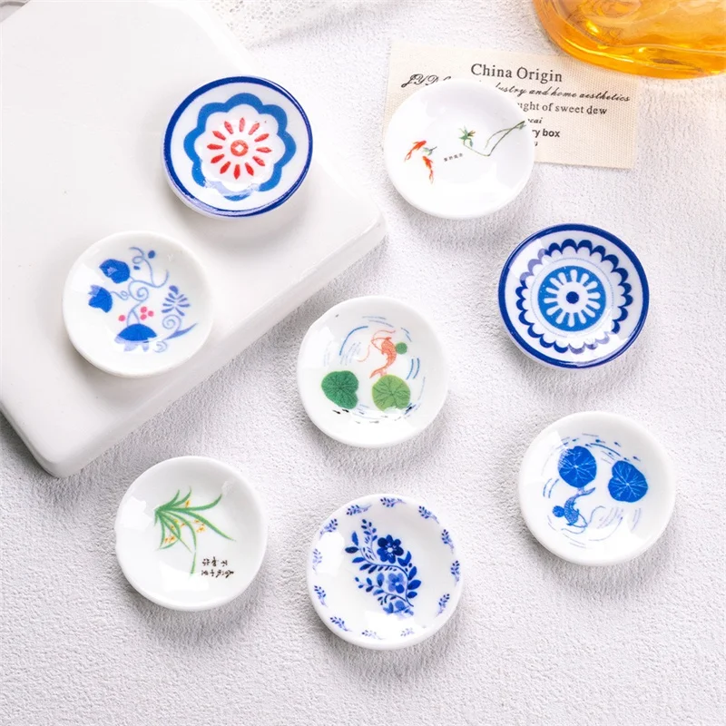 الجملة 50 قطعة/الوحدة لون الزهور نمط الأساسية الكرتون جولات طبق شكل الراتنج كابوشون الخرز قلادة مجوهرات ذاتية الصنع الإكسسوارات