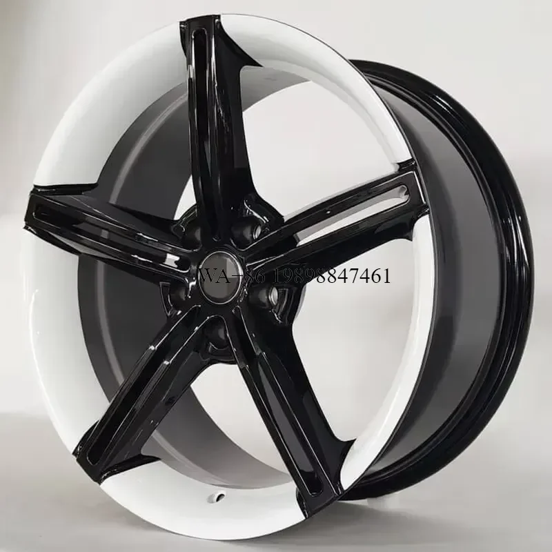 HZR New Custom Forged Aluminum Alloy Wheels 5x114.3 PCD 20mm Black Finish Multi Spoke Universal Fit for Stinger KX7 K3 K5