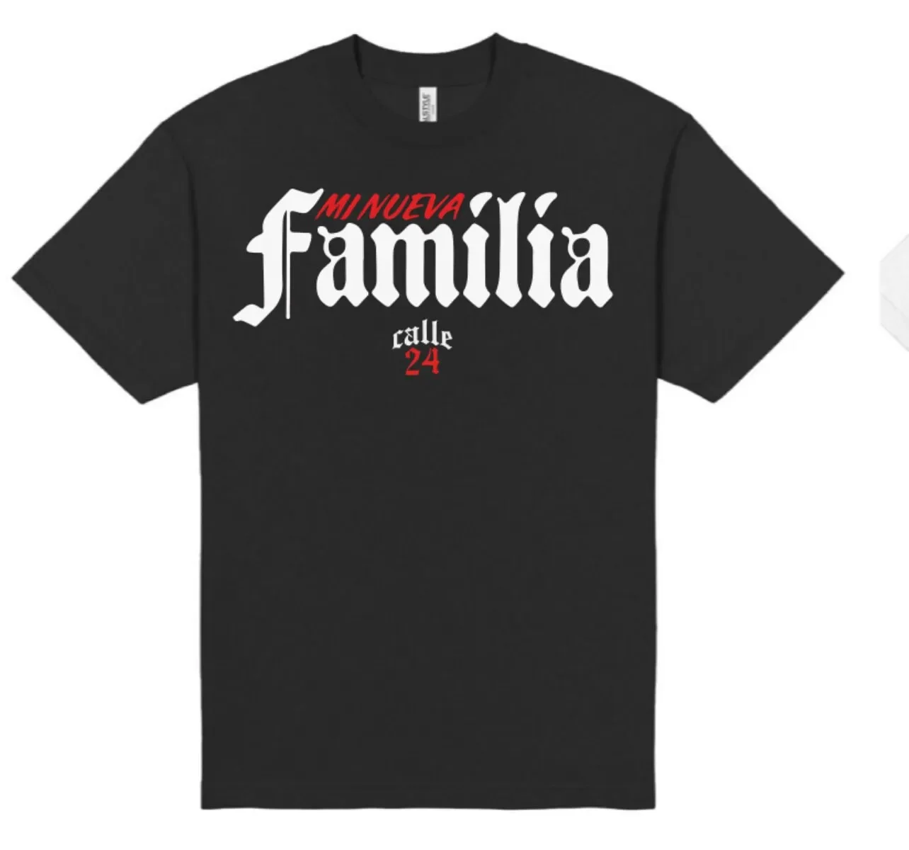 Calle 24 mi Nueva Familia T Shirt New X Fuerza Regida X