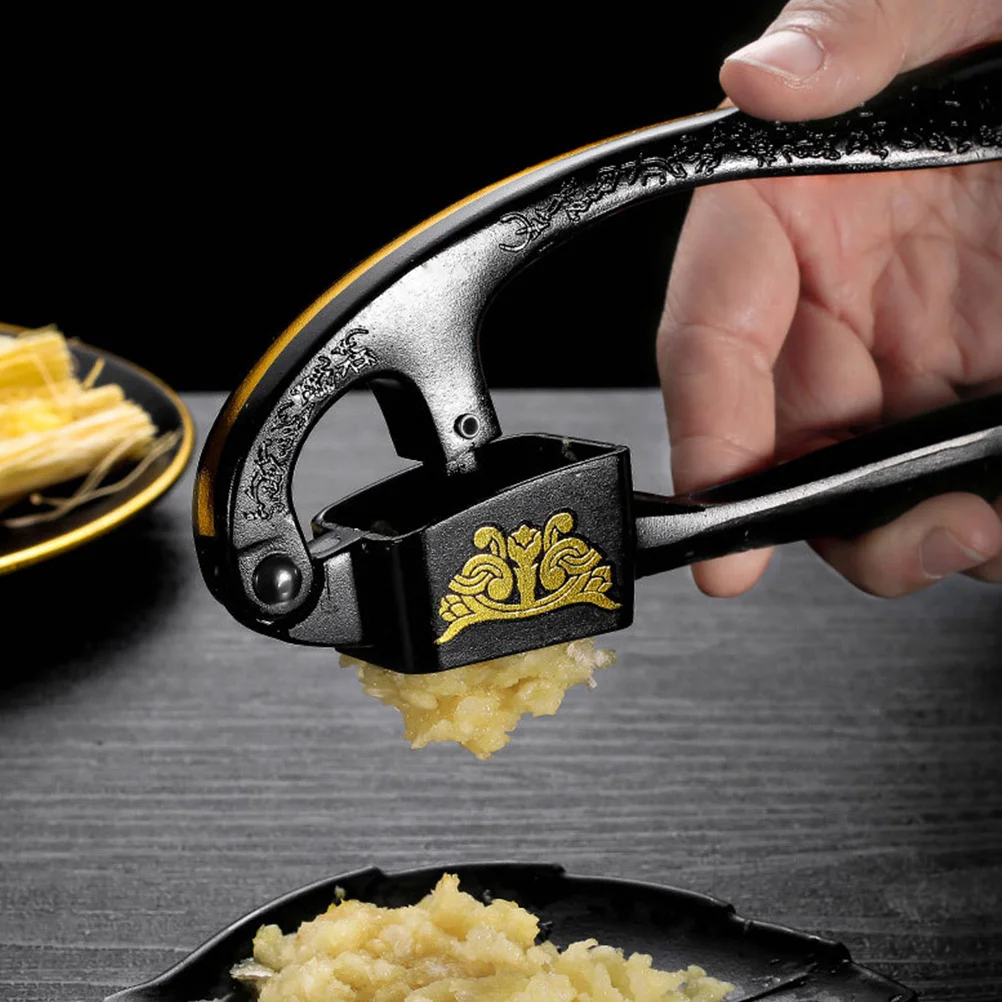 

Garlic Press Zinc Alloy Kitchen Ginger Squeezer Crusher Mincer Supplies Hand-held