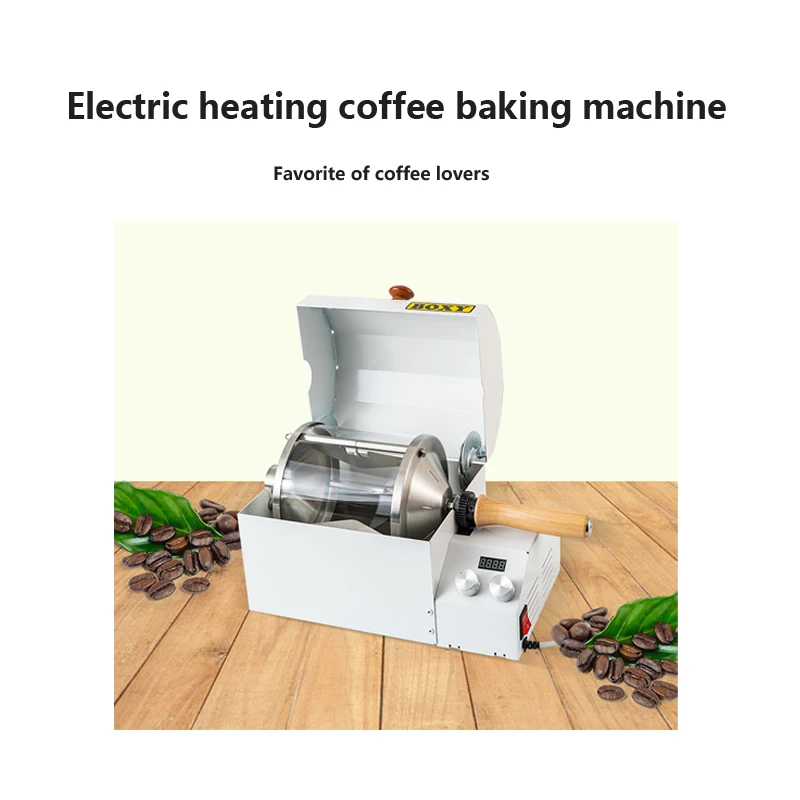 ครัวเรือนกาแฟคั่วกาแฟ Bean Roaster ความร้อนสูงอุณหภูมิควอตซ์แก้วกลอง