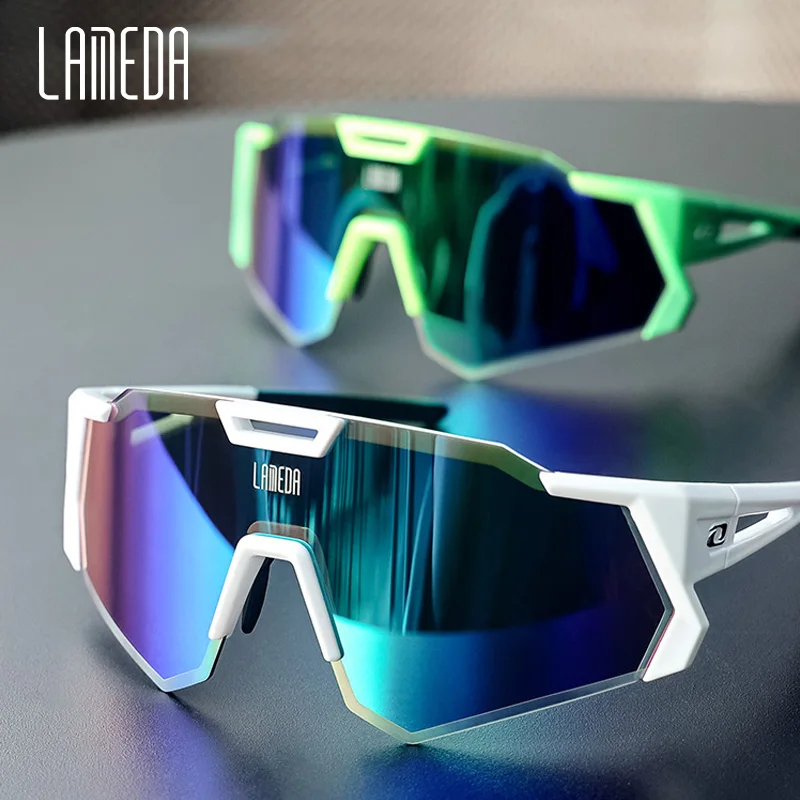 LAMEDA Polarized Cycling Sunglasses UV400 Protection Professional Sports  Running Glasse MTB Road Biking Driving Glasses for Men