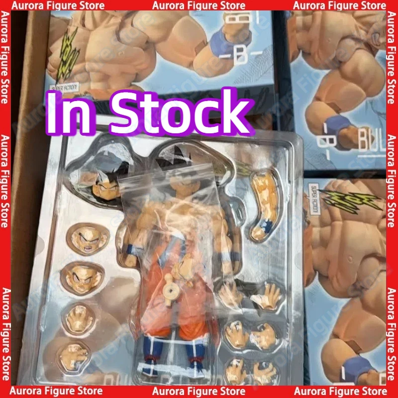 

In Stock WOW Super Action Dragon Ball Z SHF SSJ Kaiouken Kaio Ken Son Goku Anime Action Figures Toys Models PVC Gift Collectible