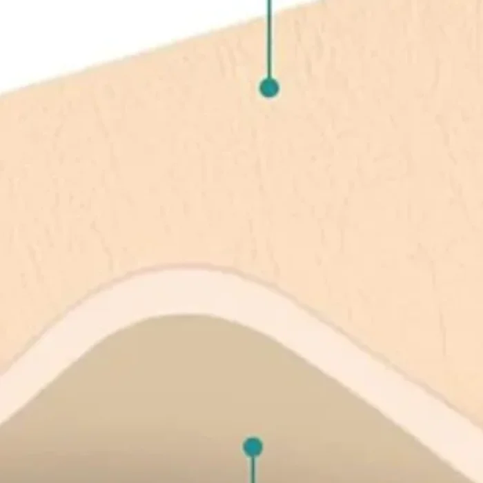 

1pc Borderless Foam Dressing Waterproof And High Absorbency Square Shaped Wound Care Bandage Silicone Foam Pad For First Aid