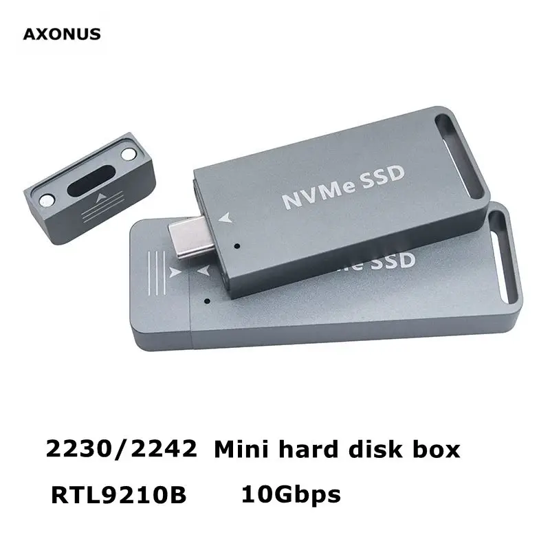 M.2 hard drive 2230 2242 to USB3.2 direct-plug Type-C external NVME NGFF dual-protocol box