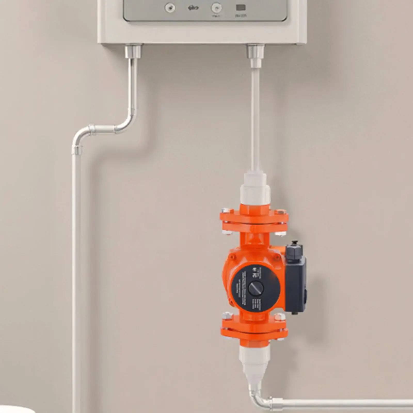 Cast Iron Hot Water Circulator Pump 17 GPM AC 120V 20 ft 1 Inch Flange 3 Quiet Water Heating System Pump