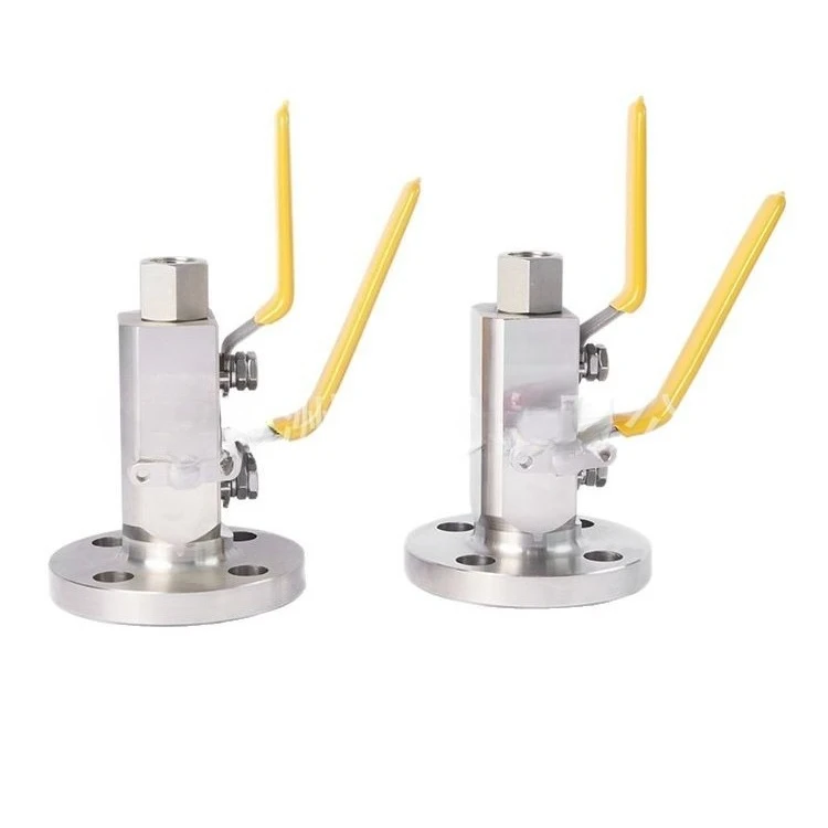 

Single flange double isolation relief valve group 316 flange can be customized 1/2NPT (F) oil pipeline