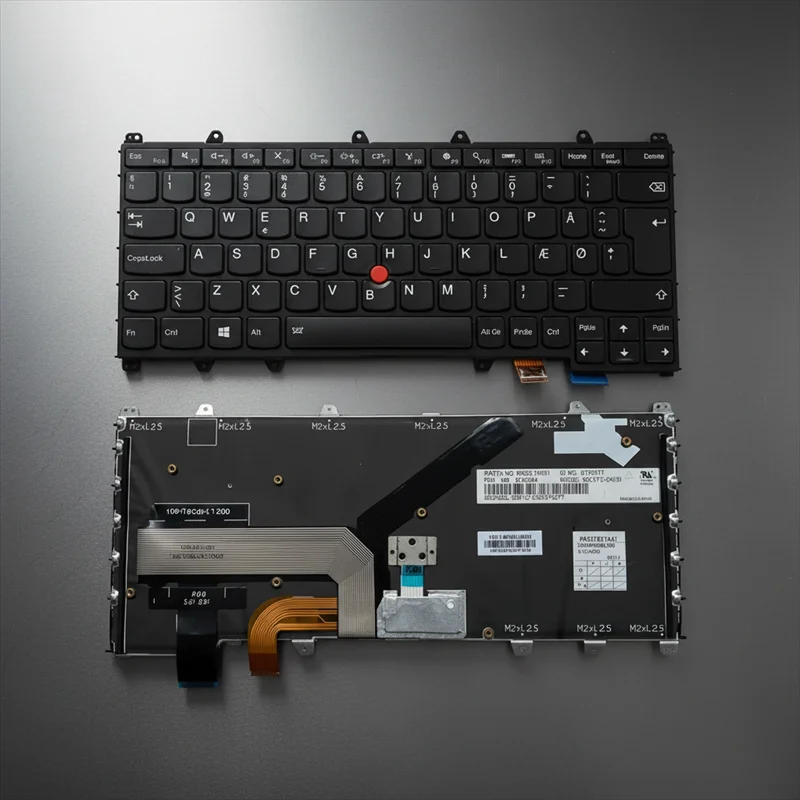

DK Danish Backlit Keyboard for Lenovo Thinkpad Yoga 260 00PA133 00PA215