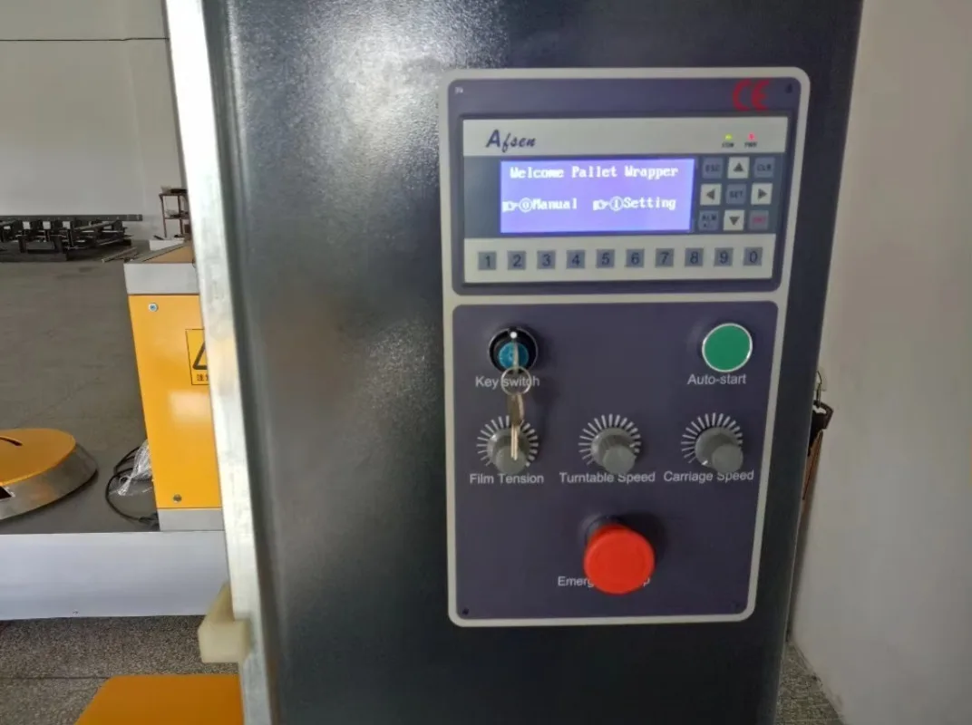 High Speed Automatic Pallet Stretch Wrapper for Food Beverage Packaging with Gear Core Component Custom